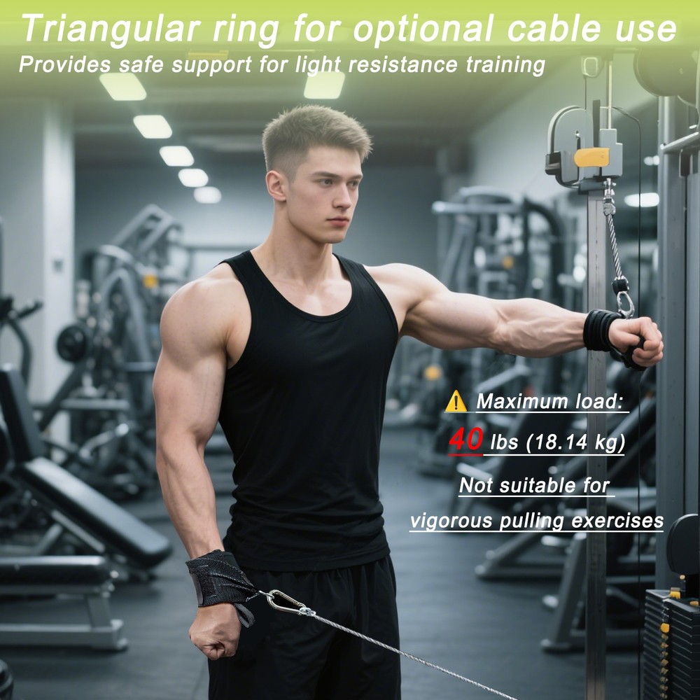 Wrist Wraps with Triangle Ring for Weightlifting, Wrist Support Straps
