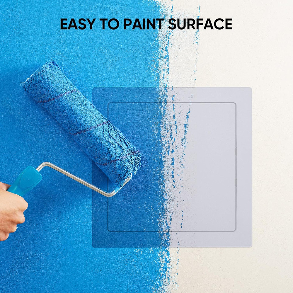 Access Panel for Drywall, 8 X 8 Inch ABS Plastic Wall Hole Cover Access Doors, E