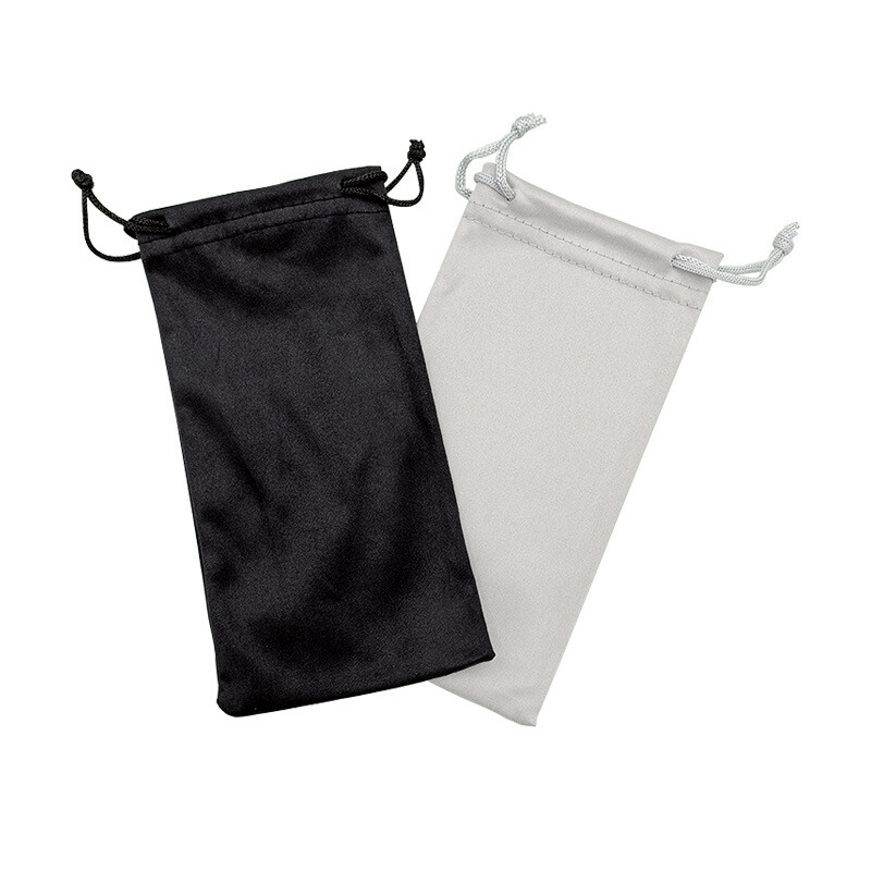 DeepRoar 2pc Microfiber Pouch Bag Case Sunglasses Eyeglasses Soft Pouch Case