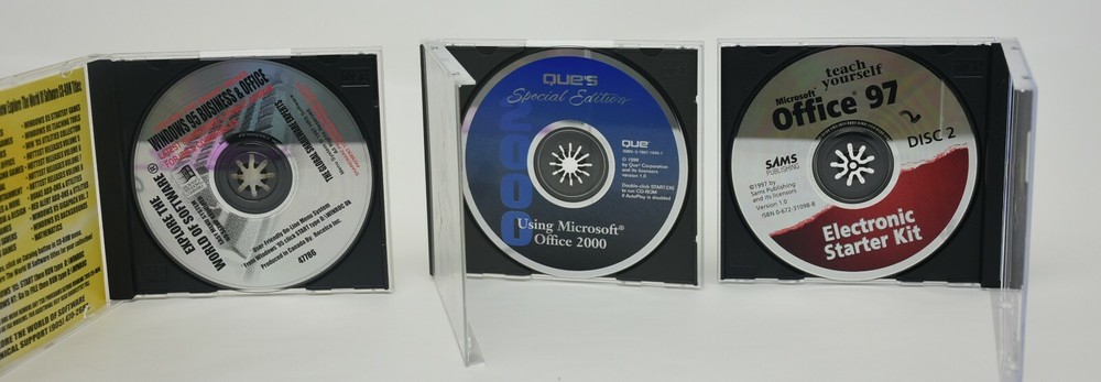 Win 95 Learn Windows Office Suites Office 97 2000 Business Office CD LOT