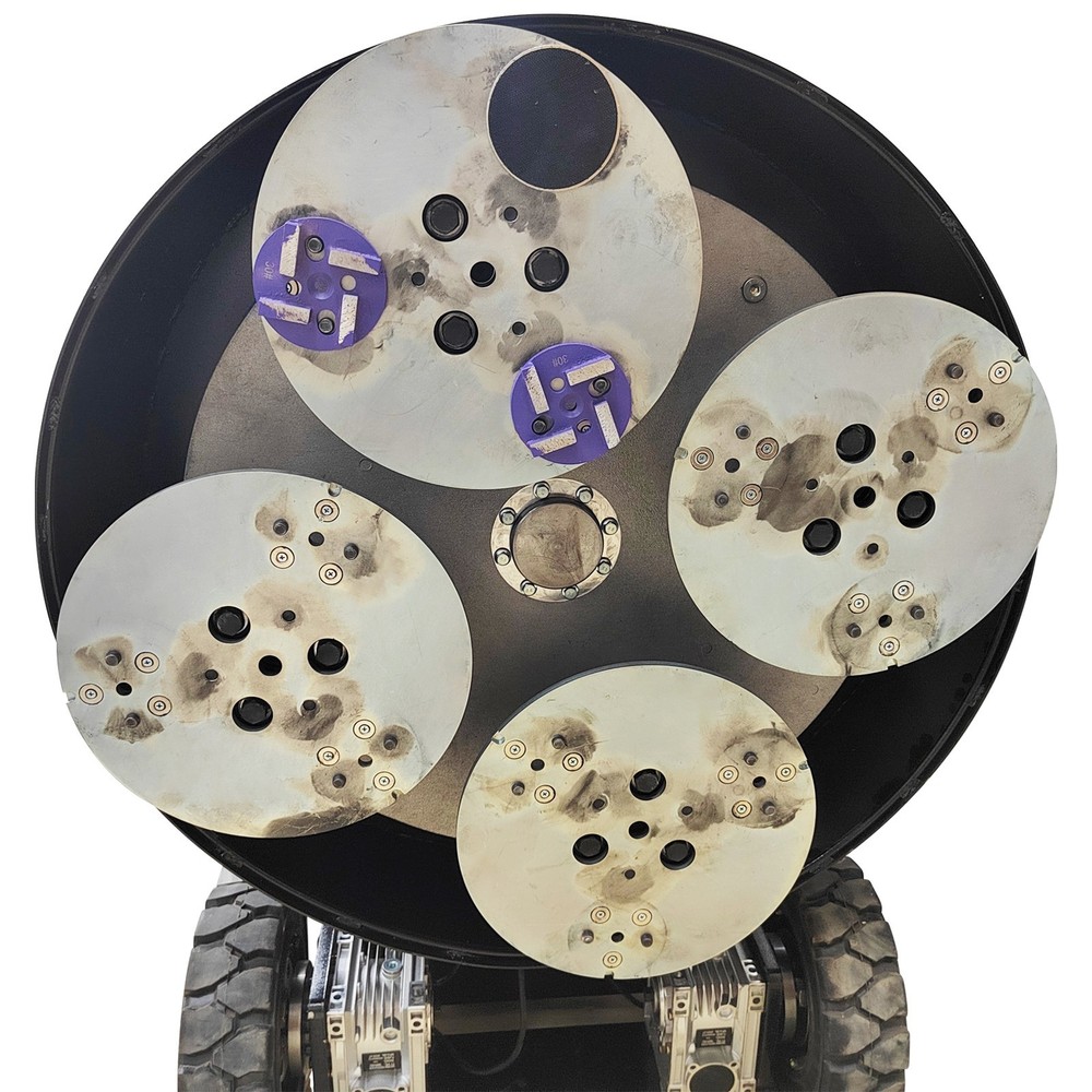 Concrete Floor Grinder Remote Control Available 220V 3-phrase 12 Grinding Head