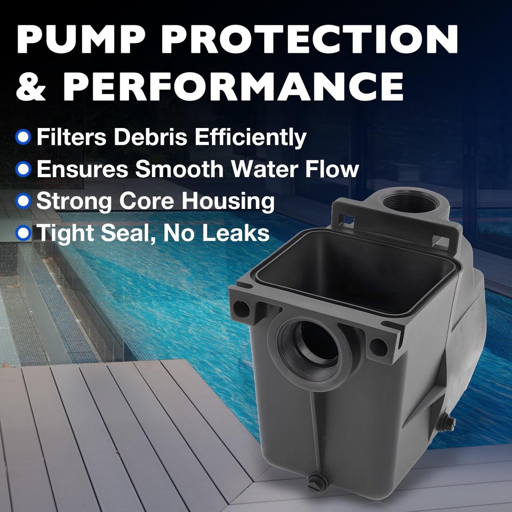 SPX1620AA Pool Pump Strainer Housing, 2" x Replacement Housing...