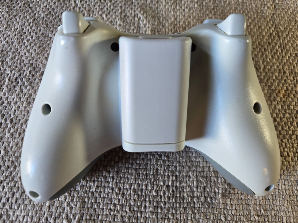 Official Genuine Microsoft Xbox 360 Wireless Controller White ~ TESTED