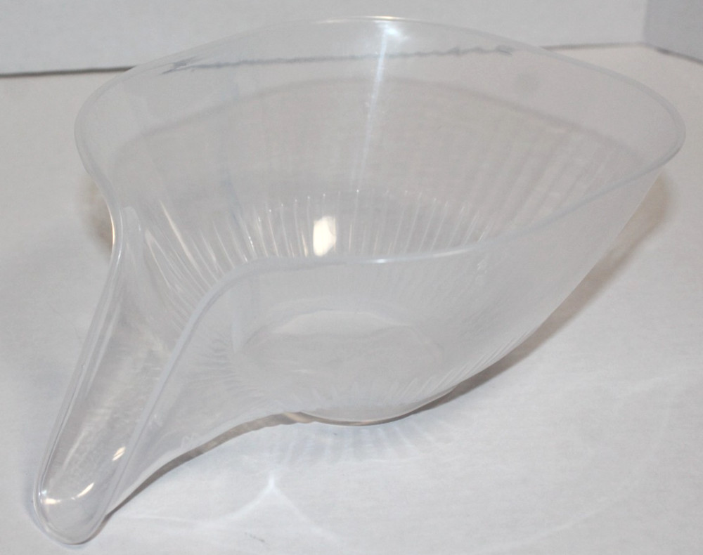 Large Clear Plastic Guide Guard Funnel Bowl