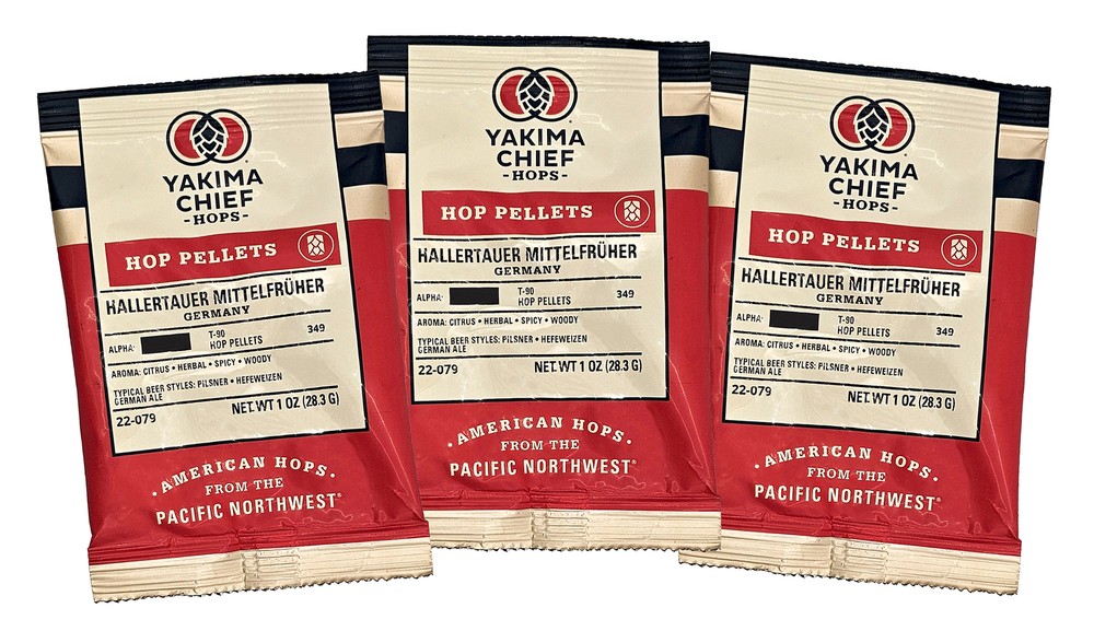 Hallertau Hop Pellets 3oz