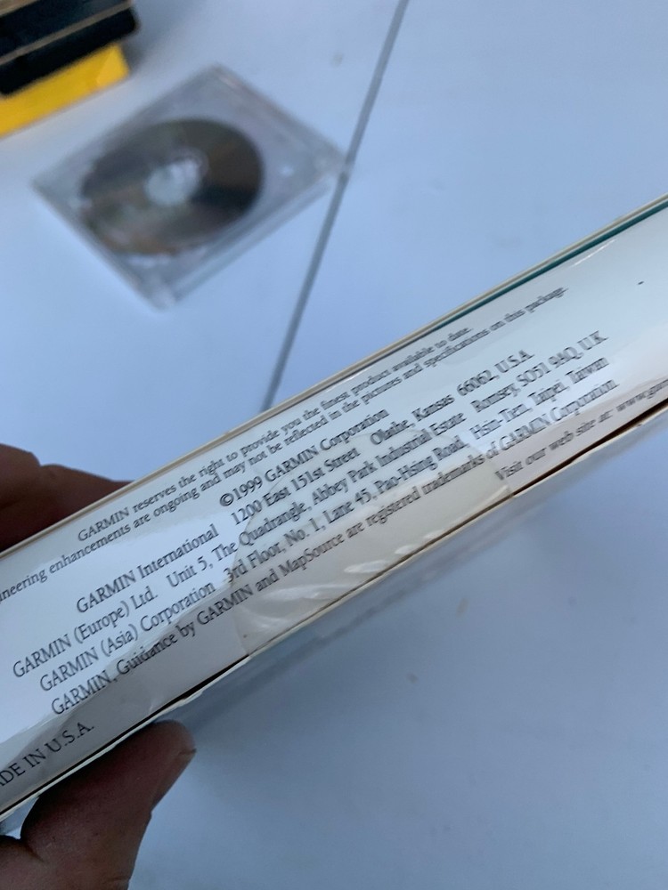 Garmin Mapsource PC New Old Stock