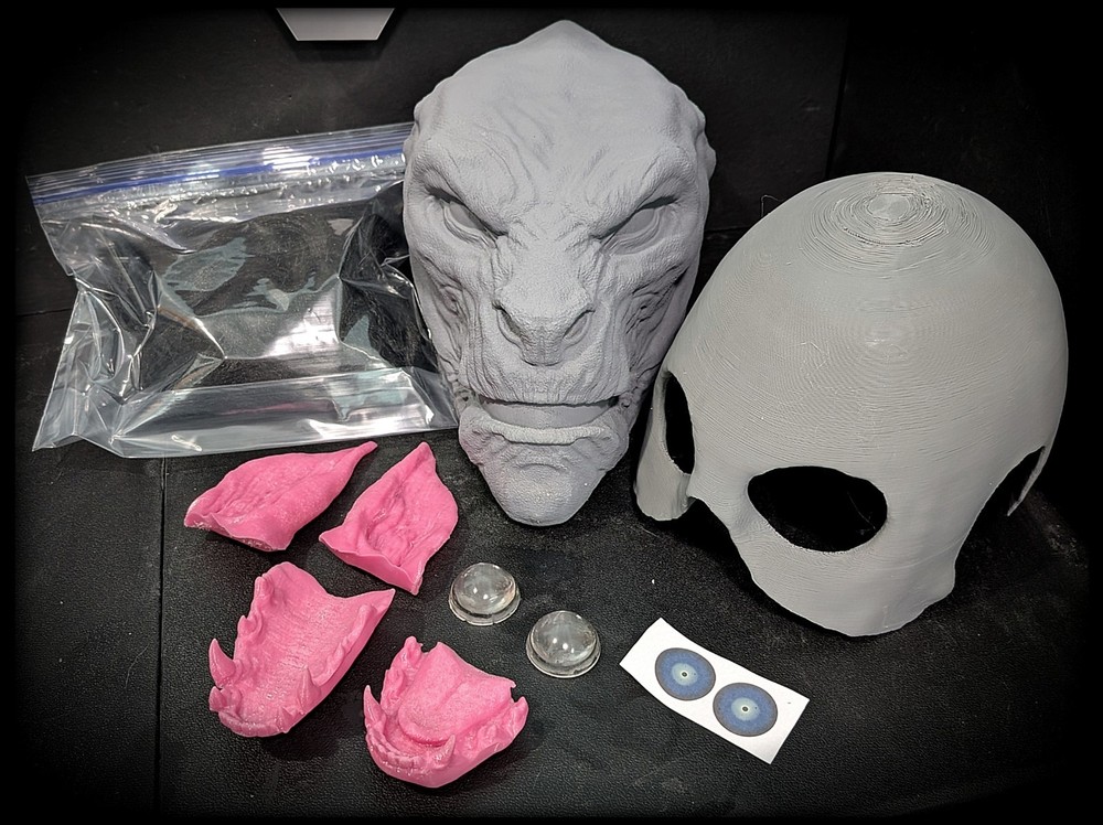 Underworld Lycan Head Prop Kit Blank