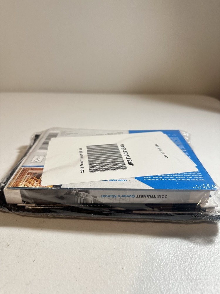 2018 Ford Transit Owner's Manual Set