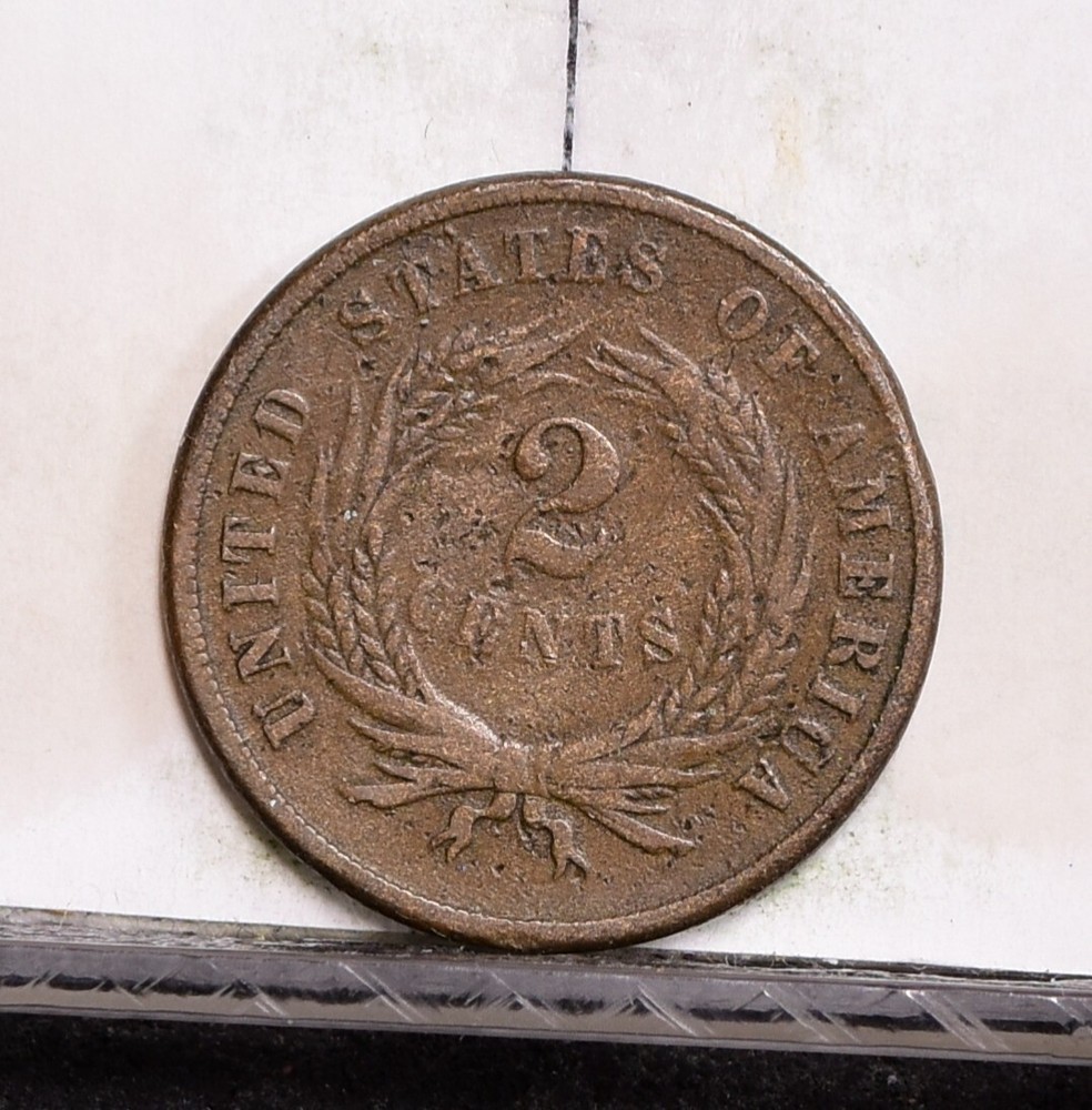 1866 Two Cent Piece - VG (#58143-L)