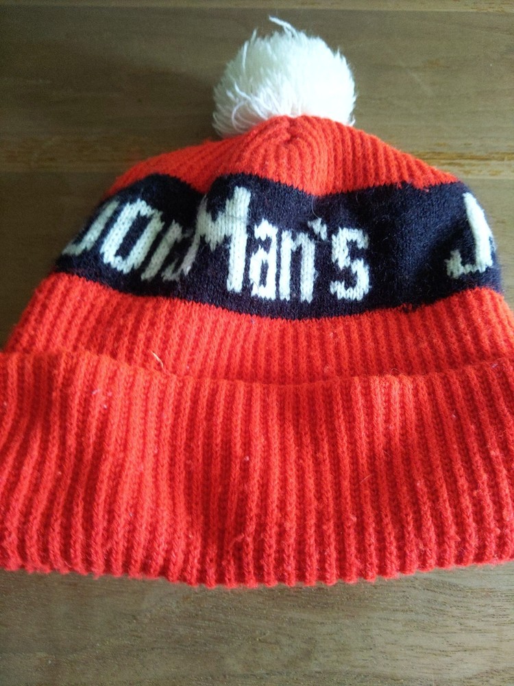 Vintage Moorman's Red And White Stocking Hat. Fits a Small Head. Sharp!