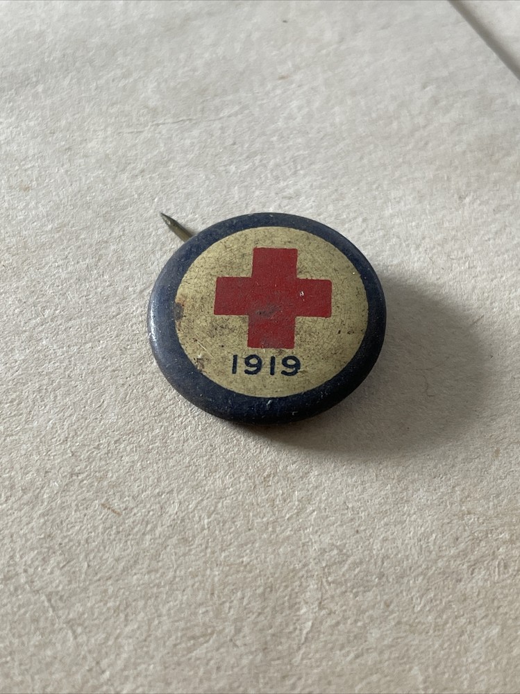 Antique 1919 Red Cross Pin