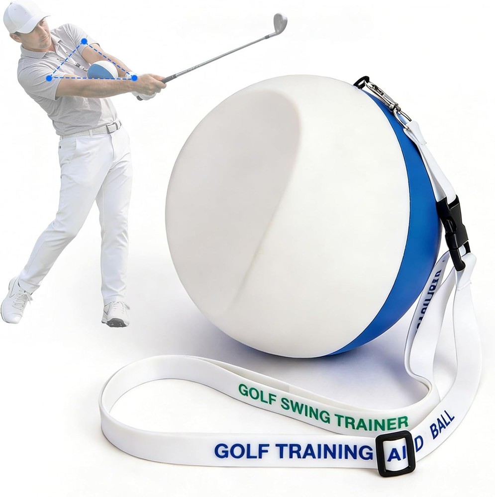 Golf Training Aid Ball for Precise & Consistent Swings Fix Slicing, Scooping & C