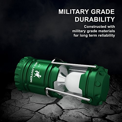 Lanterns Battery Powered LED - Camping Lantern Emergency 4 PACK Multicolored