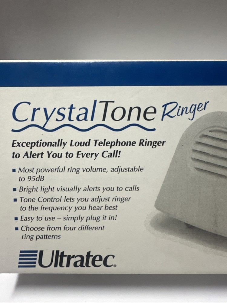 Ultratec CrystalTone Ringer (Line Powered)