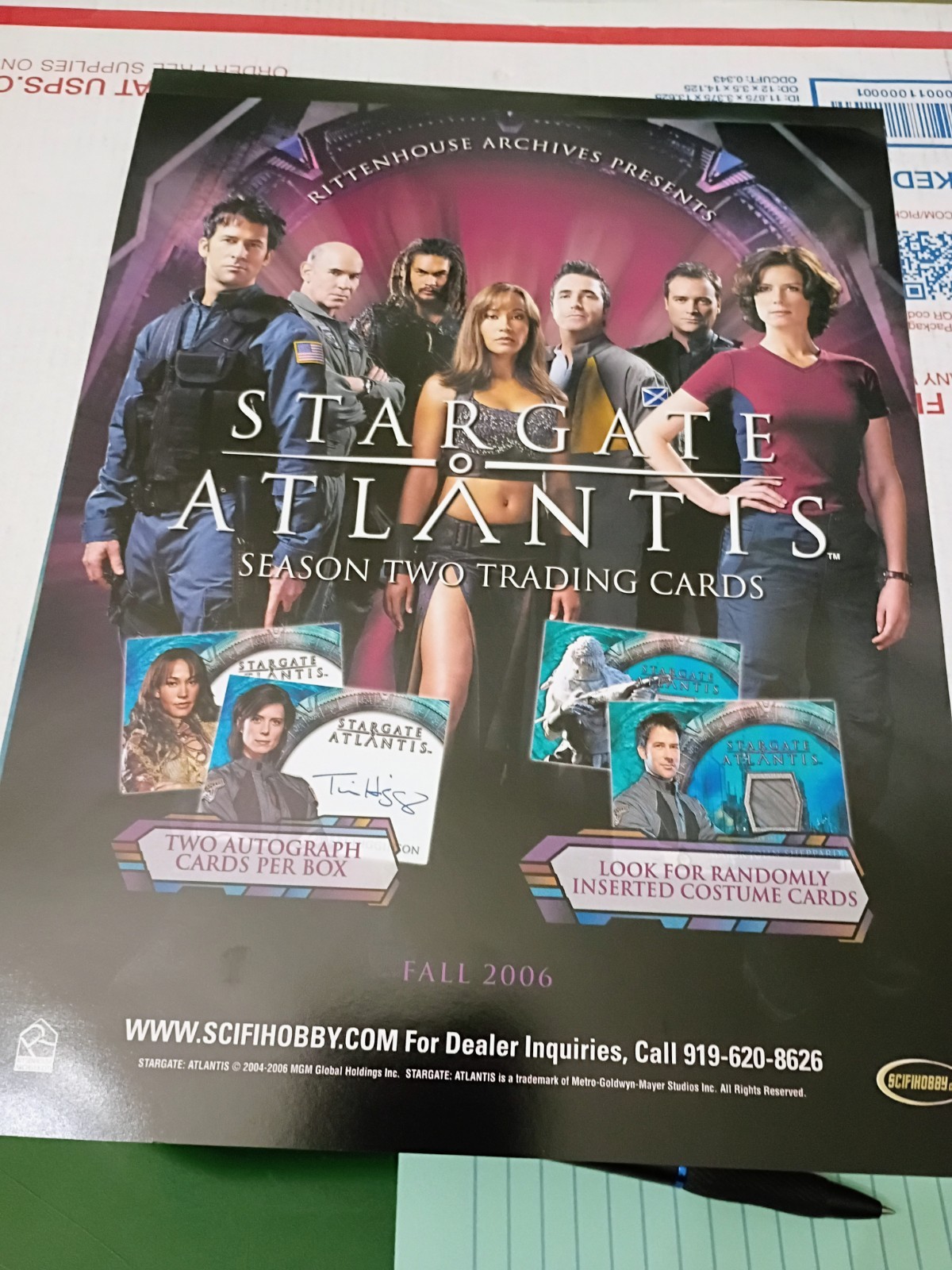 Lot Of 10 Stargate Atlantis 1,2,3 And SG1 6 7 8 9 10