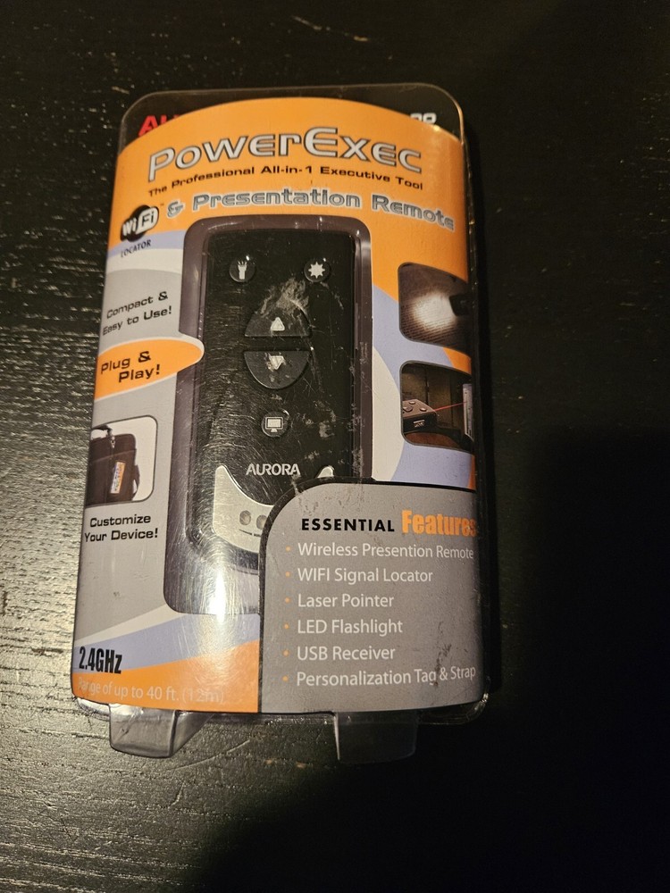 Wireless Presenter Remote Presentation USB Control. 2.4GHz Laser Pointer 160 Ft