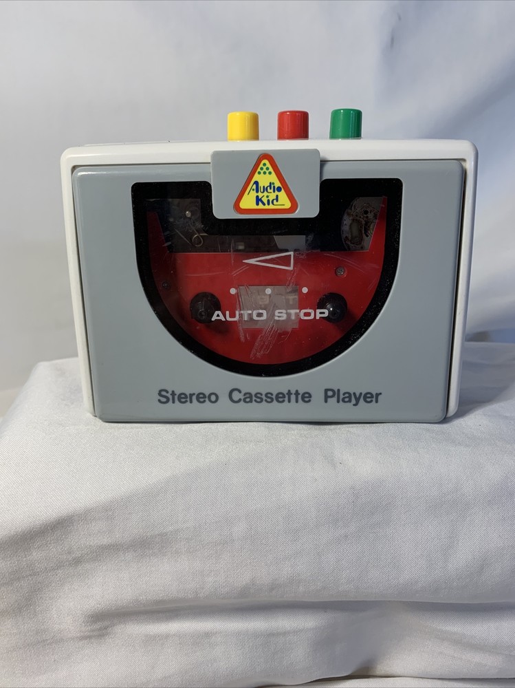 Audio Kid ~ Stereo Cassette Player~ Not Working Some Damage