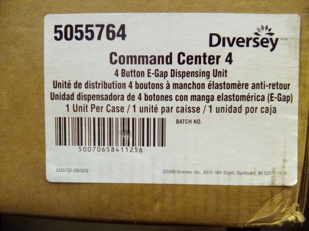 Diversey 4 Button E-Gap Dispensing Unit 5055764 Command Center