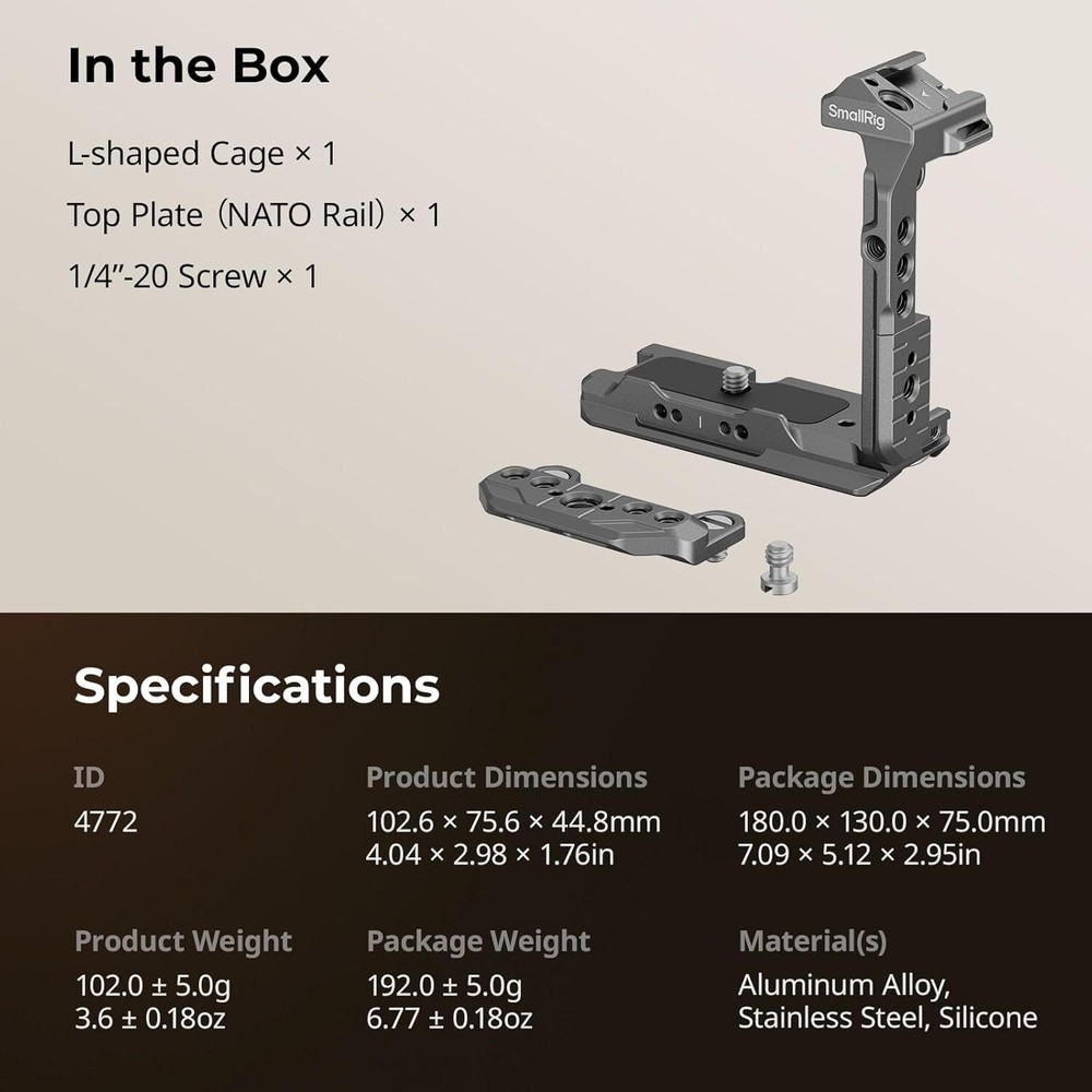 SmallRig FX3 HawkLock Quick Release Half Cage for Sony FX3 / FX30 Camera