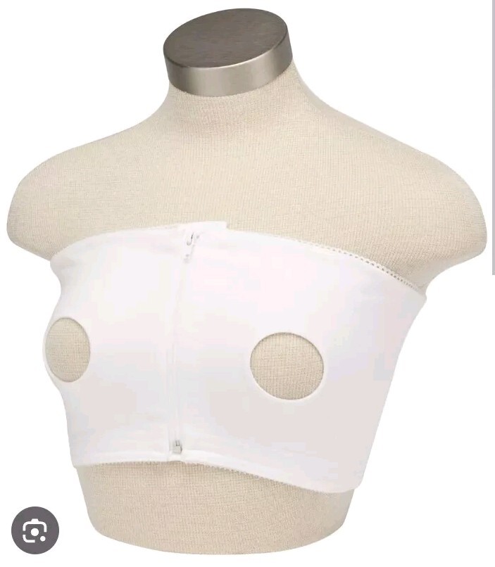 Medela Easy Expression Hands-Free Pumping Bustier White Large New (DF)