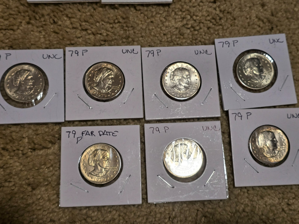 1979-1981 Susan B Anthony $1. 35 coins. Read description