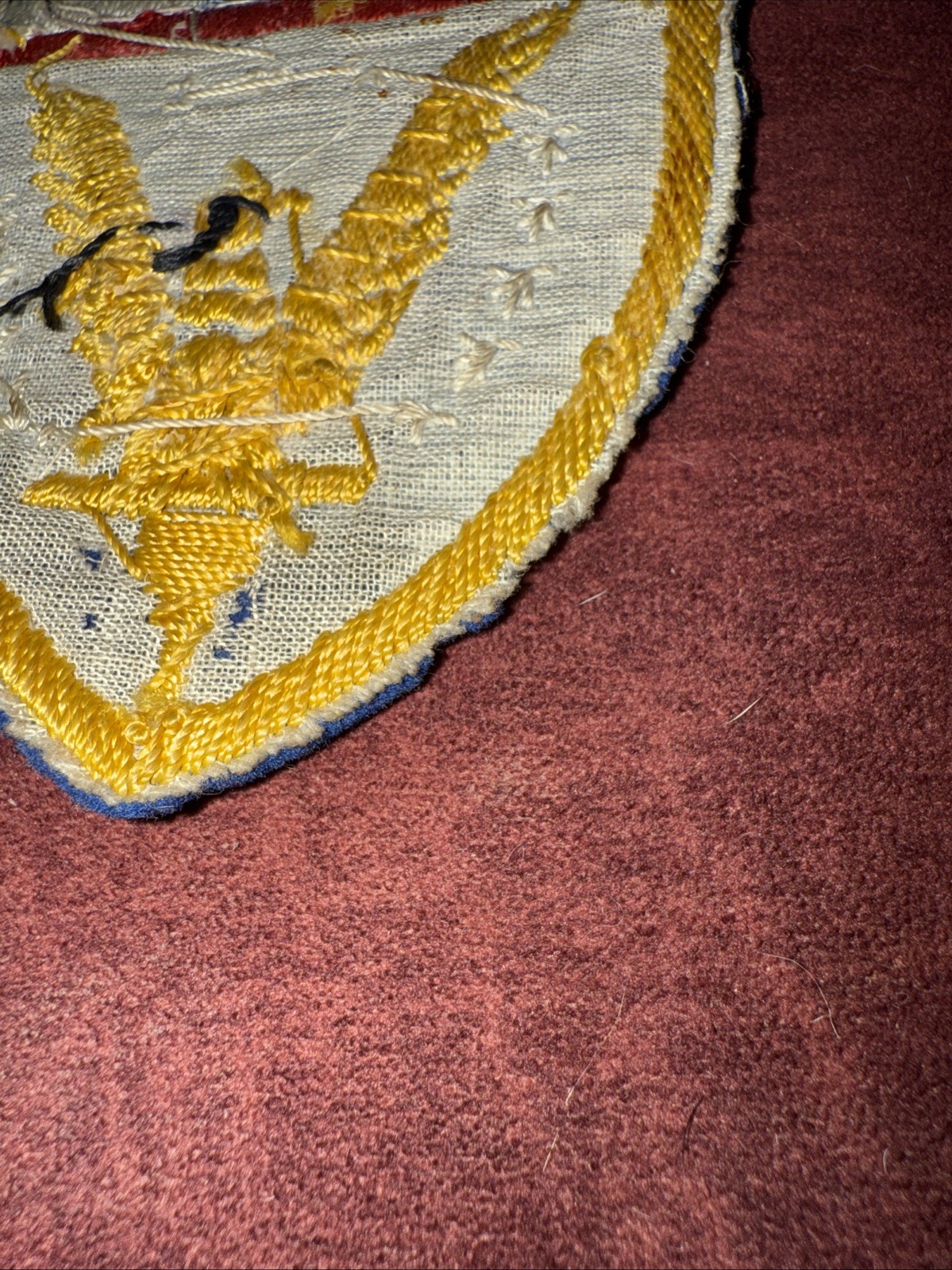 WW2 US ARMY EUROPEAN THEATER OF OPERATIONS PATCH - Theatre Made Likely English