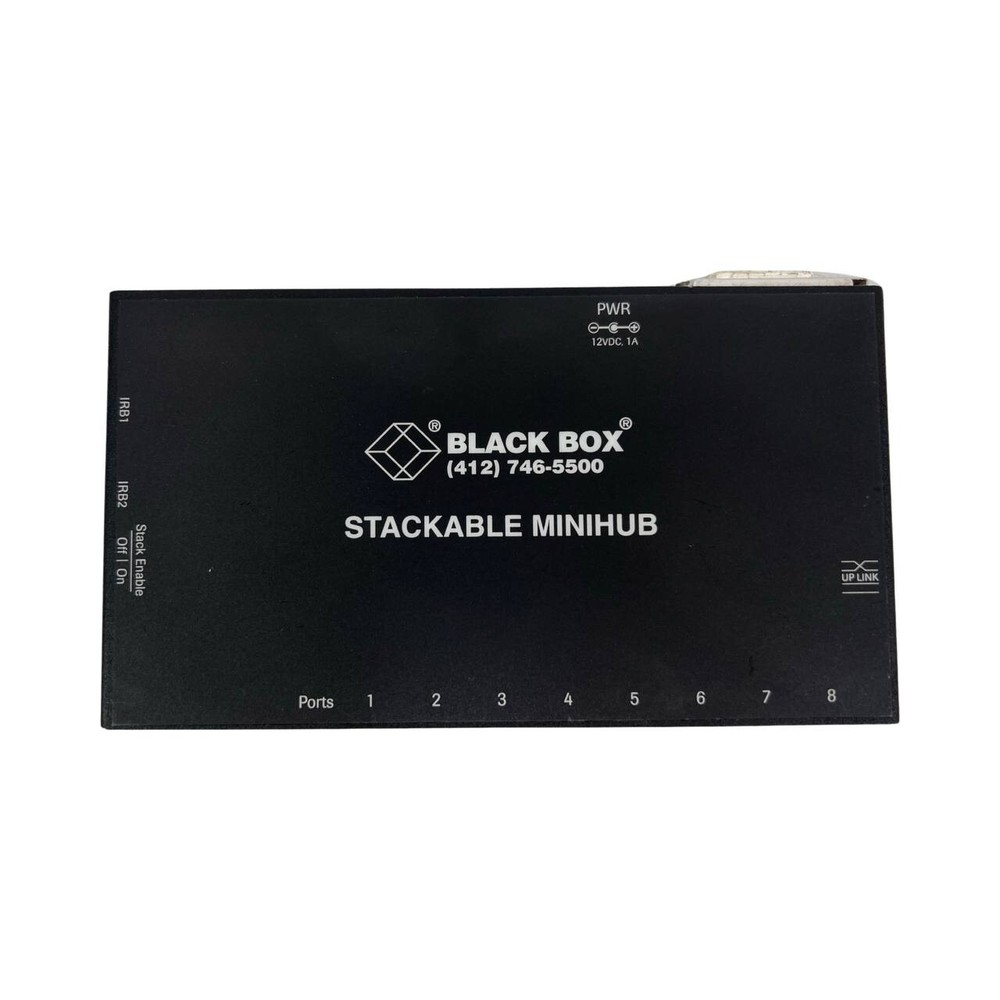 Black Box Stackable Mini LE2801A 8-Ports External Hub stackable Tested!