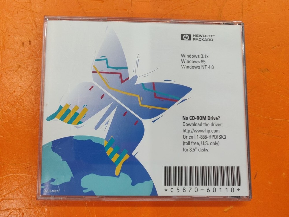 ⭐️⭐️⭐️⭐️⭐️ HP DeskJet 720C Series V10.1 Printer Software CD Disc