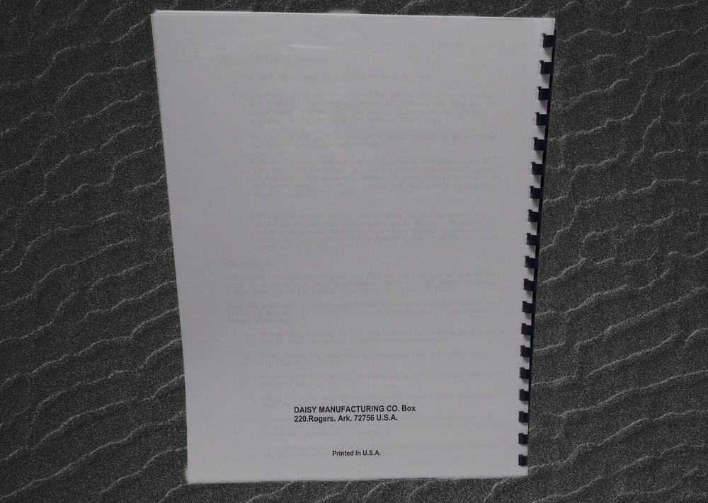 Daisy Powerline 1200 & 1205 Service Manual