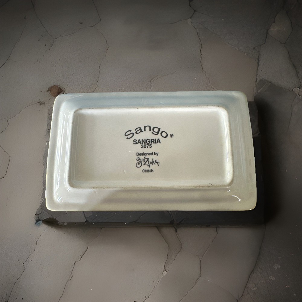 Sango Sangria Lidded Butter Dish #3075 Pattern