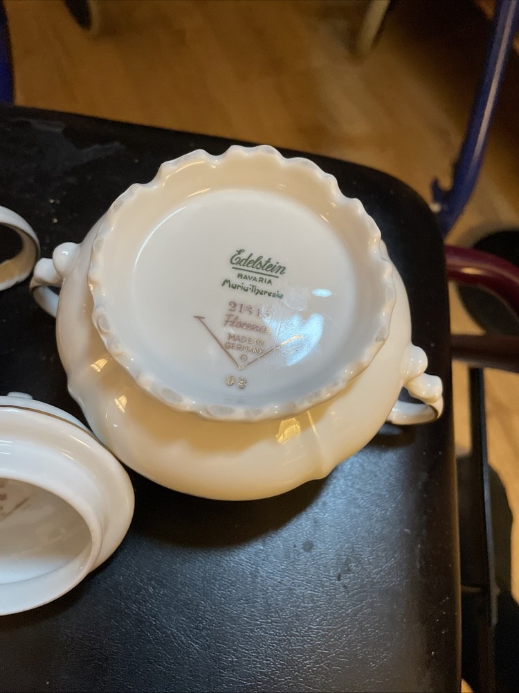 Ref # 009 EDELSTEIN, BAVARIA, SUGAR & CREAMER FLORENCE