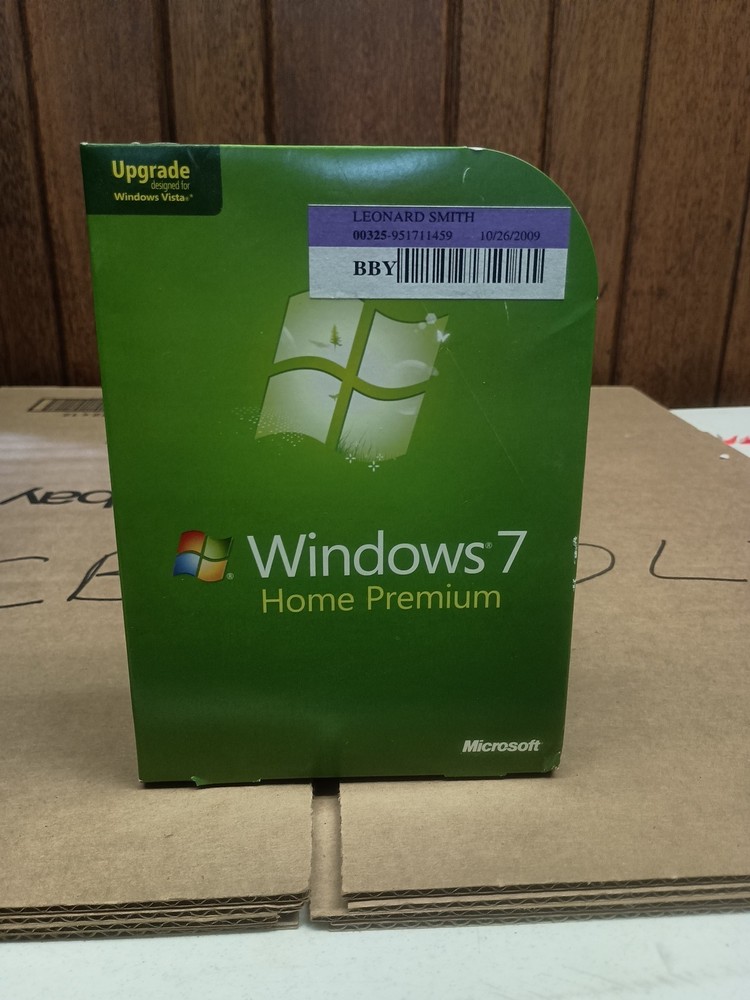 Microsoft Home Premium (License + Media) (1 Computer/s) - Upgrade for Windows...