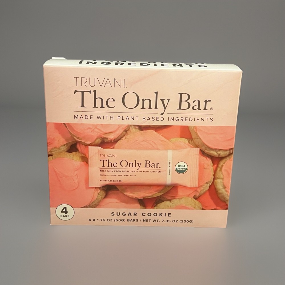 (4-Pack) Truvani Plant Based Protein Bars - Variety ($50 Value!)