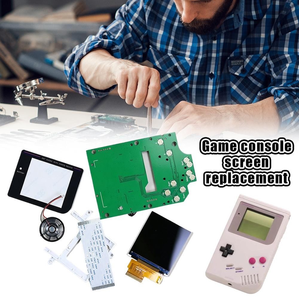 High Light LCD Screen Kit For Nintendo Game Boy GB Console