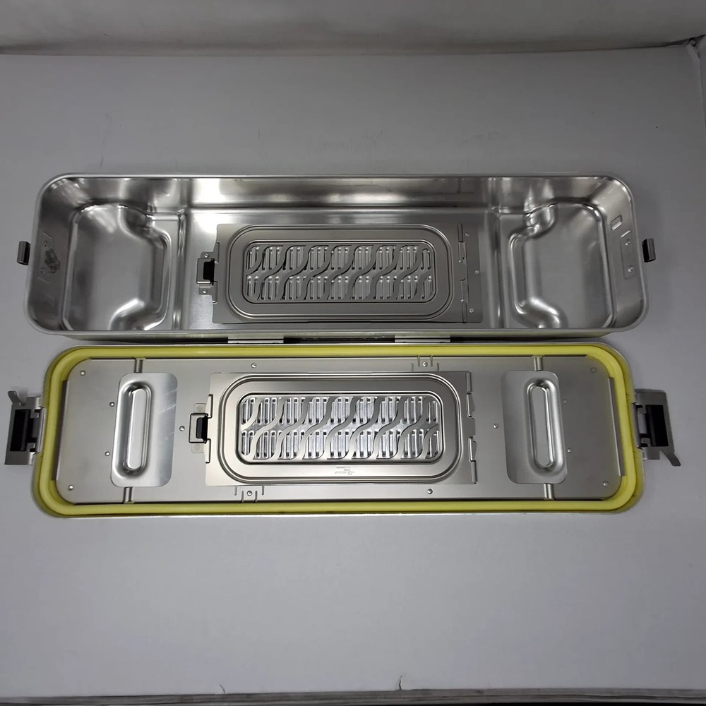Aesculap JM021 JM020 Extra Long Mini Container Bottom & Lid Sterile Container S