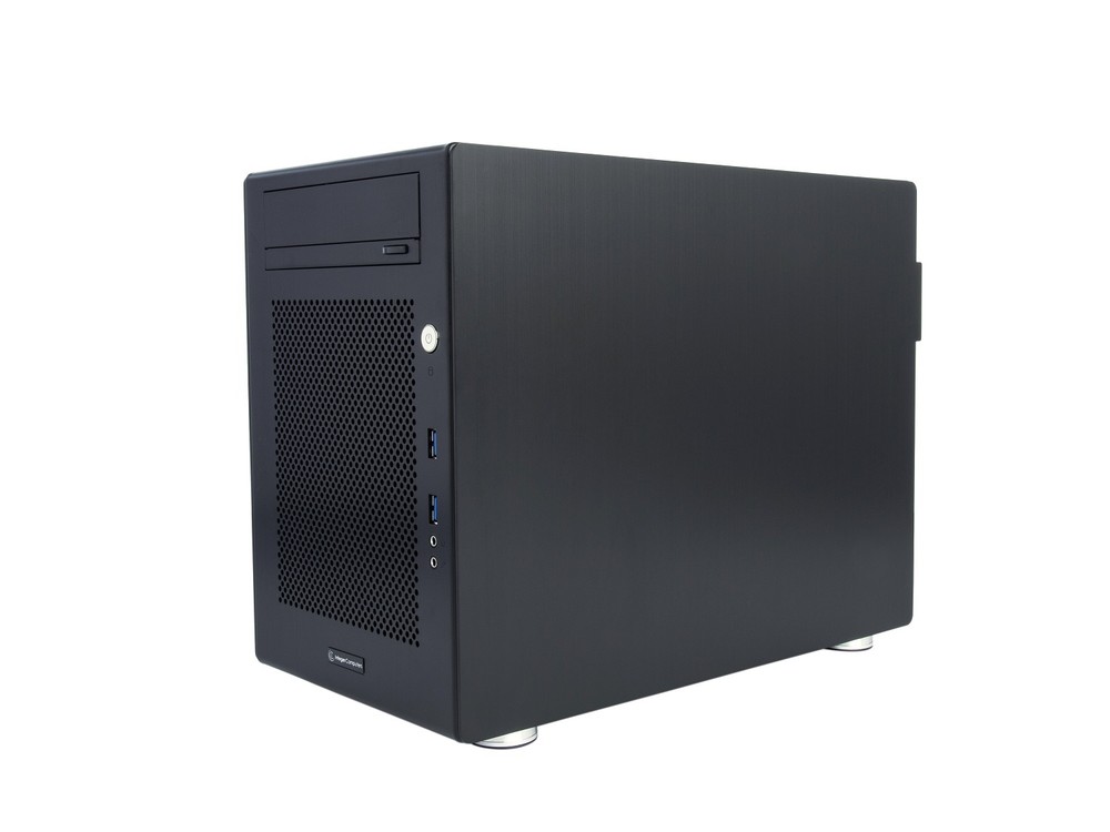 Computer Case By Integer Computers Black Aluminum Model B-18