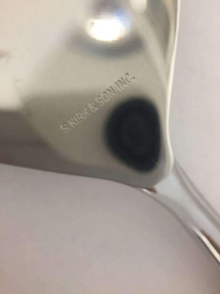 S Kirk & Sons Repousse Hot Cake Server Sterling Silver