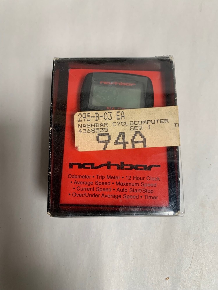 UNUSED Nashbar NA-CC Cyclocomputer Bicycle Odometer (A8)