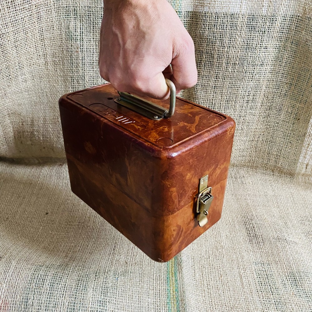 Soviet Bakelite box. Russian Shells/cartridges storage container. Ammo box USSR.