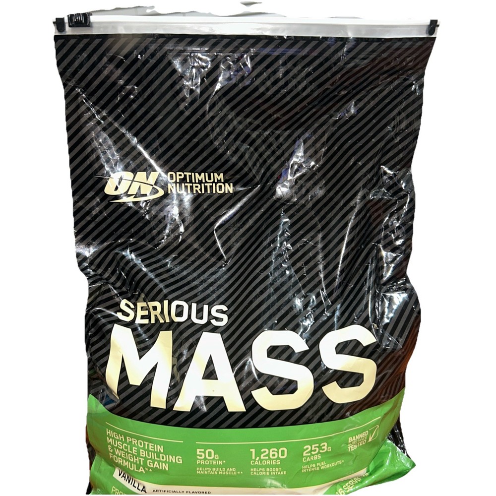 Optimum Nutrition Serious Mass Vanilla 12 lbs
