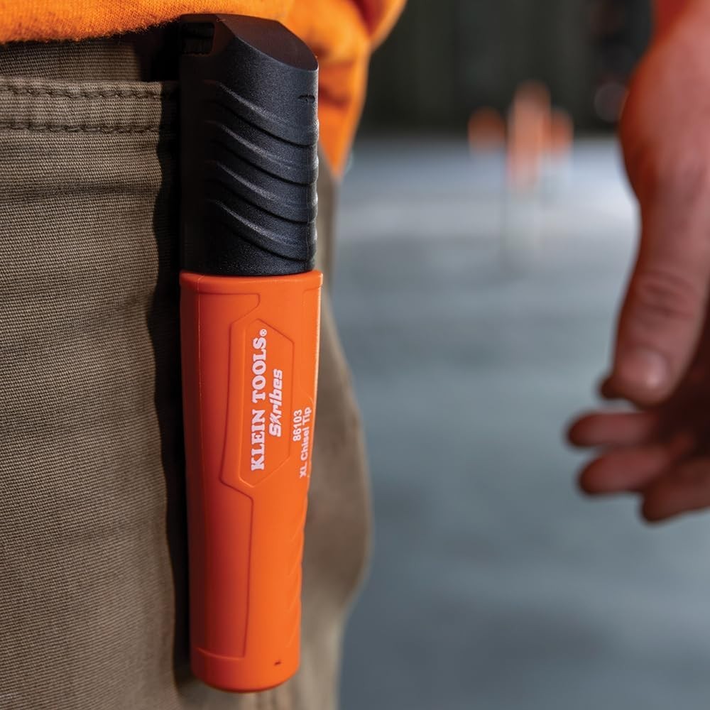 Skribes XL Permanent Marker - Chisel Tip, Eco-Friendly, Multi-Surface Black Ink