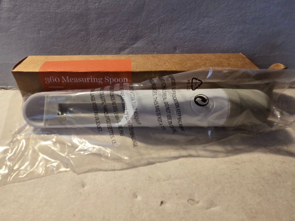 Set of 2 - PREPDECK 360 Adjustable Measuring Spoon, Cool Grey, MS010103, New