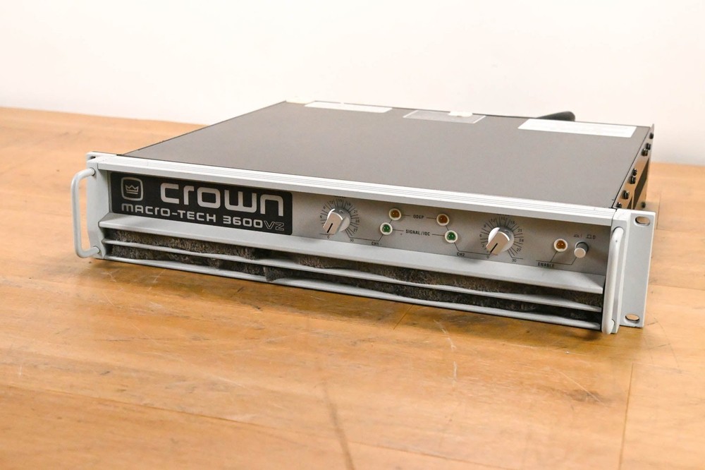 Crown Macro-Tech 3600VZ 2-Channel Power Amplifier CG01ZTH
