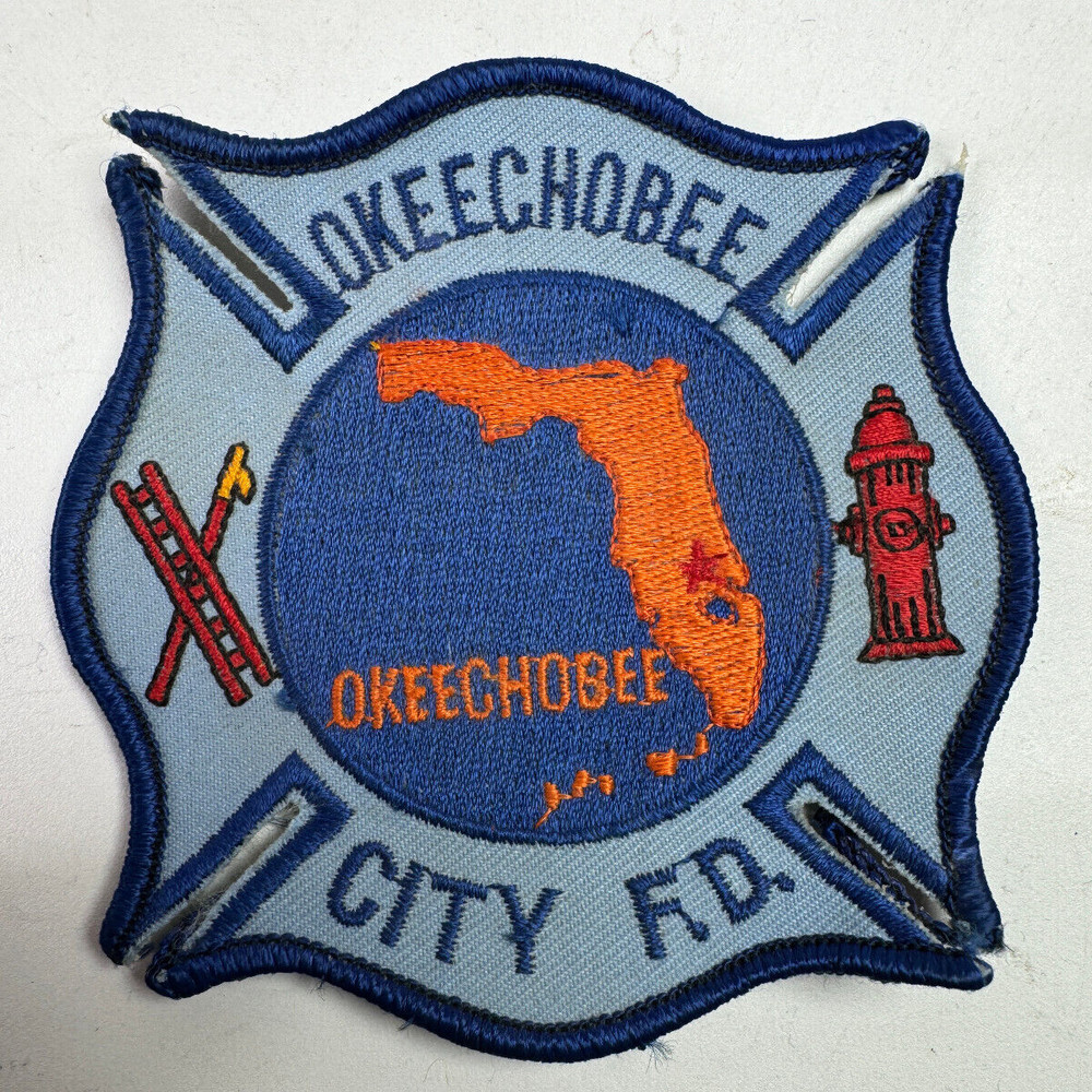 Okeechobee City Fire Florida FL Patch B6