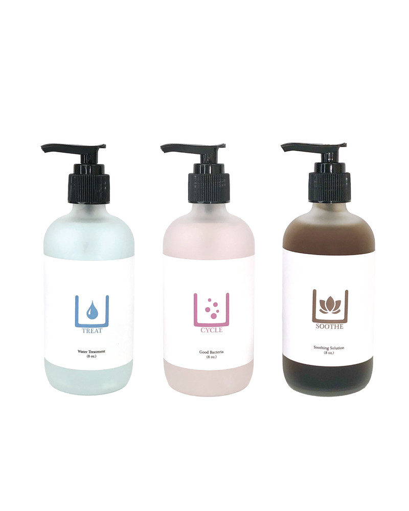 Boutique Betta Large 8oz Bundle; Treat, Cycle, & Soothe Additives for Betta Fish