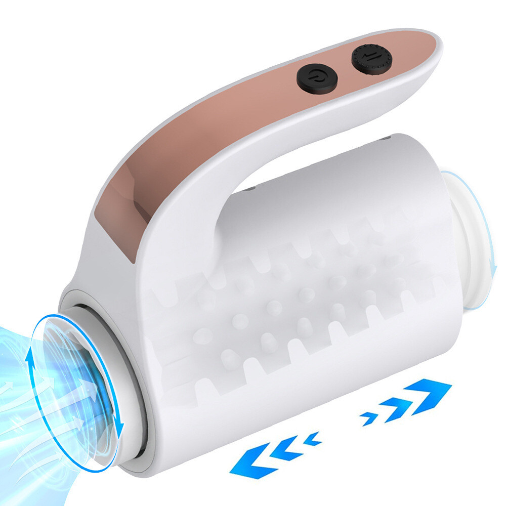 Masturbaters Automatic Open-end Male Rotating Cup Thrusting Stroker Lubricants