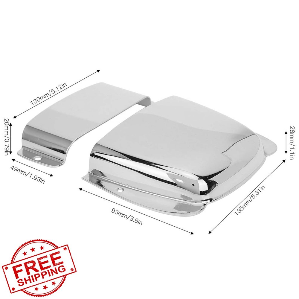 Bass Bridge Cover Set, Iron Protector, Silver