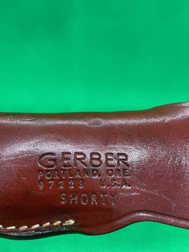 Unused Gerber Vintage Shorty Pixie Combo Fixed Blade Knife Set Camp Bushcraft