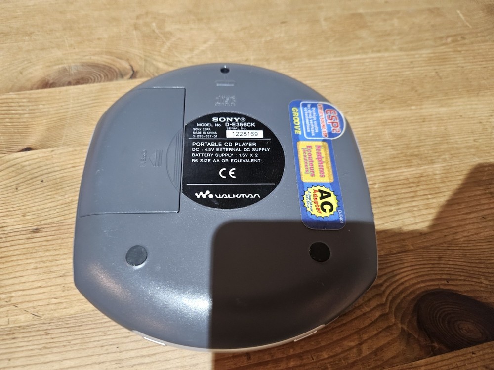 Sony Walkman D-E356CK Portable CD Player