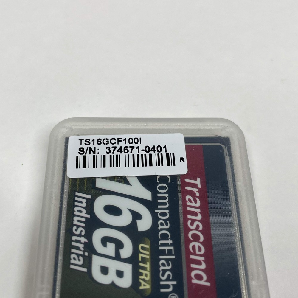 16GB Transcend Industrial CompactFlash TS16GCF100I Memory CF Flash Card